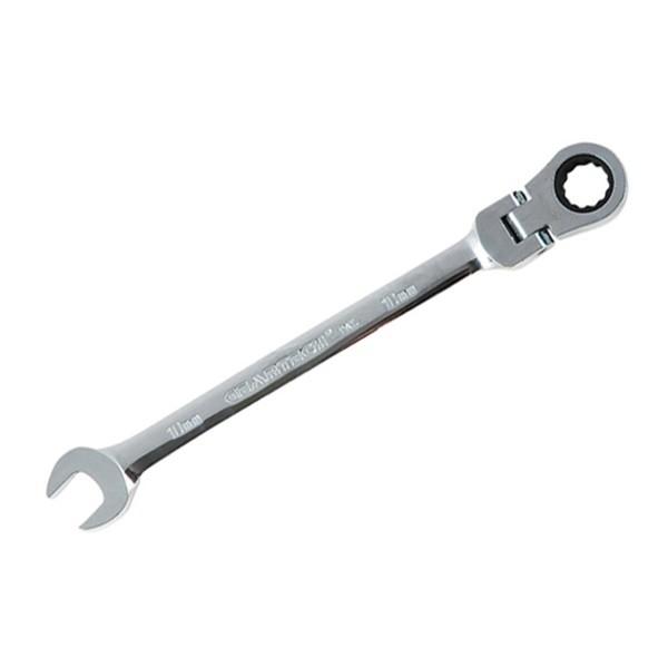 【メール便】SK11 ギアーテックレンチ(首振り) 10MM 4977292295246 [スパナ ラチェットスパナ]