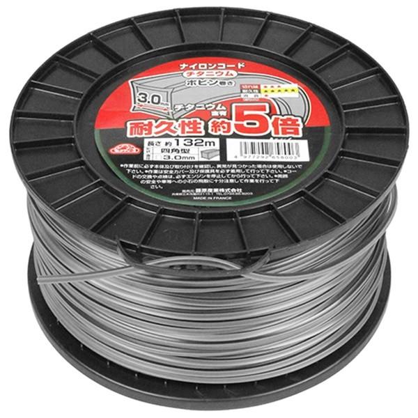 セフティー3 チタニウムナイロンコード□型 3.0MM×132M セフティー3 チタニウムナイロンコード□型 3.0MM×132M