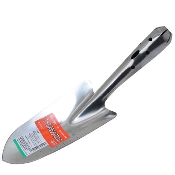 【取寄品】[移植コテ スコップ]※ご注意・本来の用途以外には使用しないで下さい。使用前には本体あるいは部品にがたつき・緩みが無いことを確認してください。千吉 オールステンレススコップ フト 4977292621113ステンレス製でサビに強く...