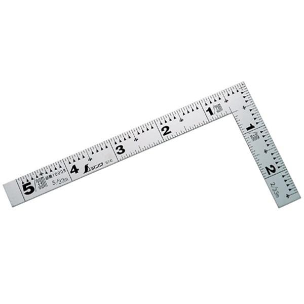 他サイト： 【メール便】シンワ測定 曲尺 平ピタ5寸表裏同目 5スン 10008 4960910100084の商品画像