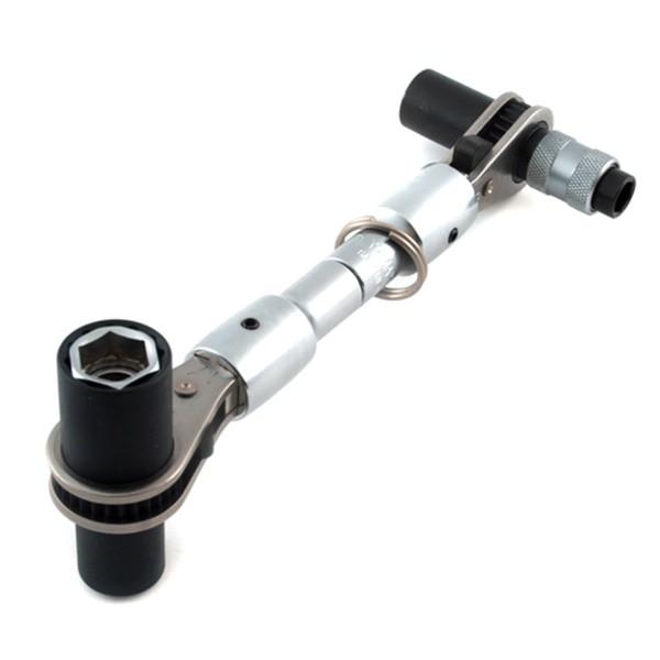 【取寄品】【メール便】[スパナ ラチェットスパナ]YAMAZAKI マルチ M 45712117114371本でラチェットレンチ7サイズが使用できます。ボルト・ナット締付作業等。■特長・多機能メガネラチェットレンチです。・ドライバービットと...