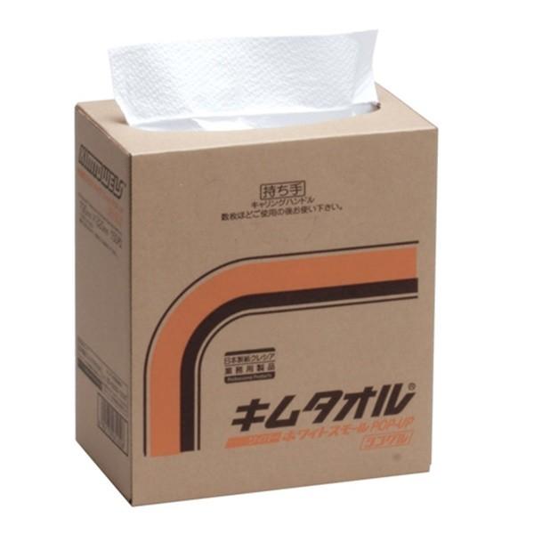 【取寄品】[油 ウエス]※ご注意・強度があるので水には溶けません。キムタオル ホワイトスモールPAシングル 150マイ 61450 4901750614508多量の拭き取りに最適な紙ウエスです。機械・部品・工具などに付着した油汚れの拭き取り...