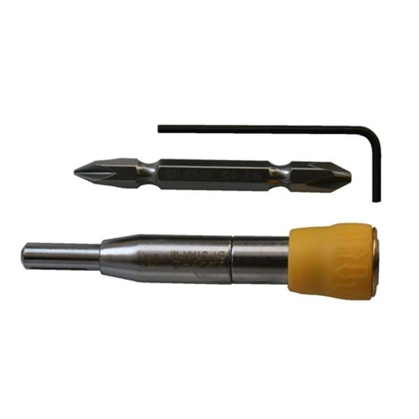 【取寄品】【メール便】[先端工具 木工アクセサリ 下穴錐]※ご注意・2500回転/分以下の電動工具でご使用ください。スターエム センター一発 SS 4962660900204ビス取付穴の中心に一発で穴があきます。手摺金具・丁番取付け穴あけ用...