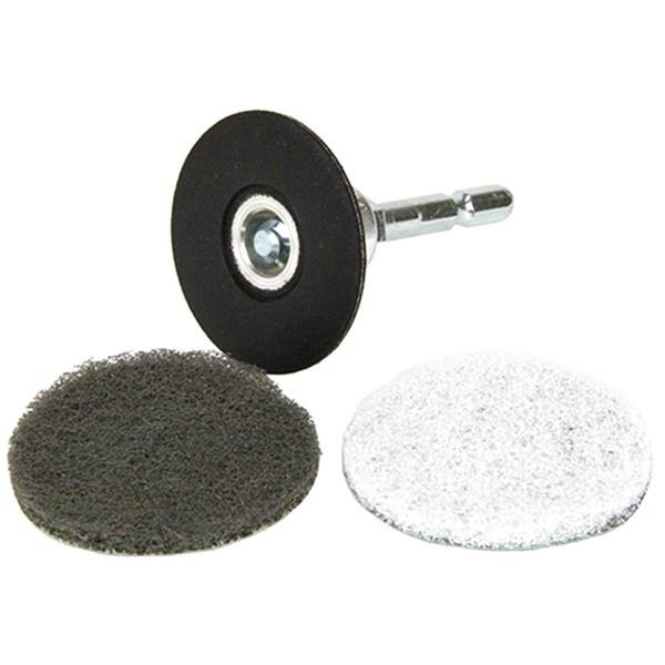 他サイト： 【メール便】BS スカットディスクおそうじ用 オソウジヨウ 4951989870626 [先端工具 ドリルアタッチメント 軸付ペーパー類]の商品画像