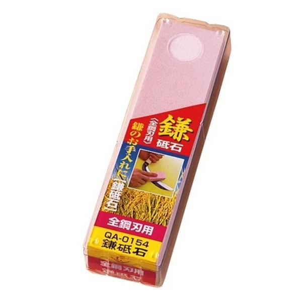 【取寄品】【メール便】[刃研ぎ メンテナンス]ナニワ 鎌砥石 全鋼刃用 QA-0154 4955571750365鎌のお手入れ用の鎌砥石です。鎌を研ぐ。■特長・全鋼刃用です。・使用後はパッケージを収納ケースとして使用出来ます。■仕様・サイズ...