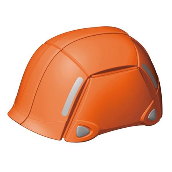 TOYO SAFETY 折りたたみヘルメットブルーム NO.100 オレンジ TOYO SAFETY 折りたたみヘルメットブルーム NO.100 オレンジ