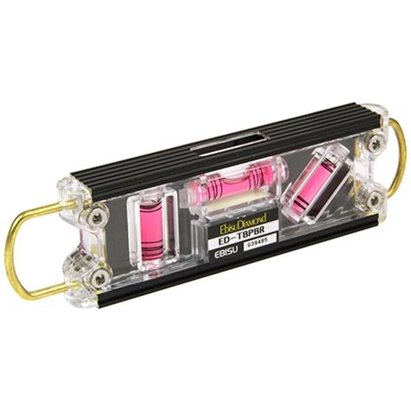 他サイト： 【メール便】エビス トビレベルプロ ブラック ED-TBPBR 4950515140653 [アルミ水平器]の商品画像