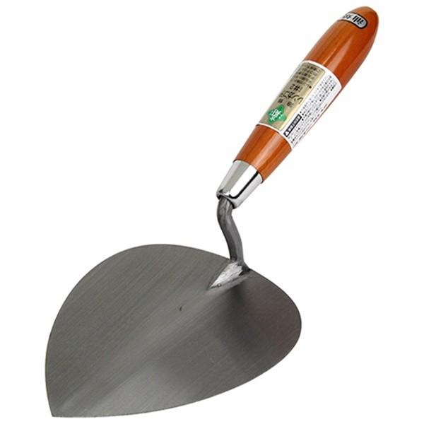 緑長 レンガ鏝 油焼 #2 4977292164672 [大工道具 左官鏝 レンガ鏝