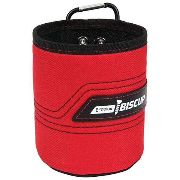 他サイト： E-Value ビスカップ レッド EBC-N-RD 4977292971133 [収納用品  腰袋 サック]の商品画像