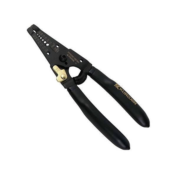 他サイト： 【メール便】フジ矢 ワイヤーストリッパA型 黒金 PP323A-165-BG 4952520083451 [電設工具 ワイヤーストリッパ]の商品画像