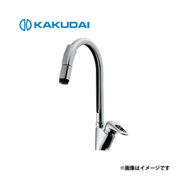 カクダイ シングルレバー混合栓(シャワーつき) 117-120 (水栓 カクダイ シングルレバー混合栓(シャワーつき) 117-120 (水栓