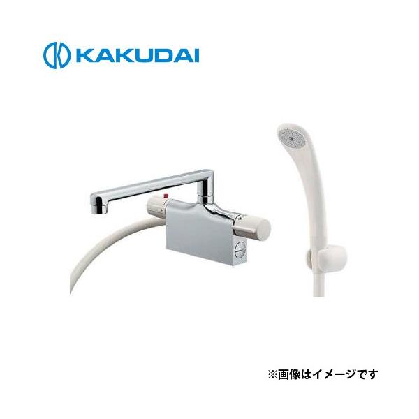 カクダイ（KAKUDAI） サーモスタットシャワー混合栓 (デッキタイプ