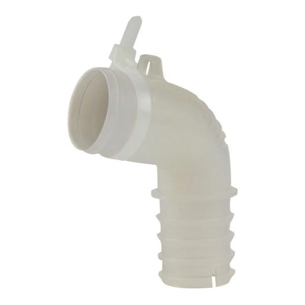 他サイト： GAONA これカモ 洗濯機排水口接続トラップ用 エルボ バンド付き GA-LF026 [ガオナ 洗濯機パントラップ 内径36ミリ用 簡単取付]の商品画像