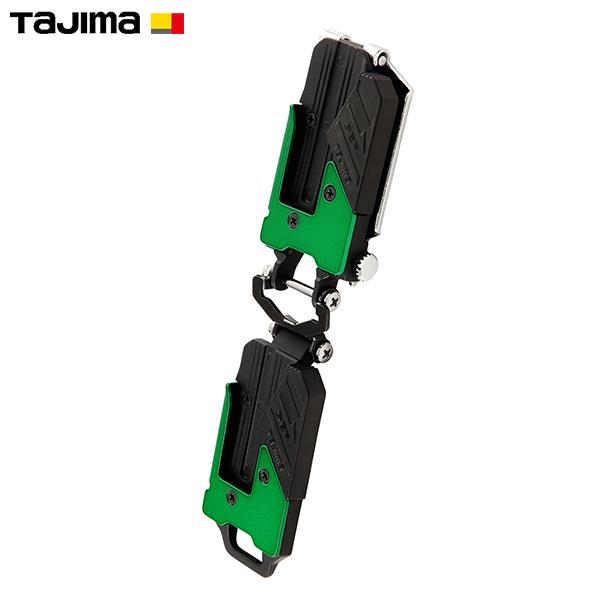 Tajima 【メール便】タジマ セフホルダー 胴ベルト用 金属 2連 Tajima 【メール便】タジマ セフホルダー 胴ベルト用 金属 2連