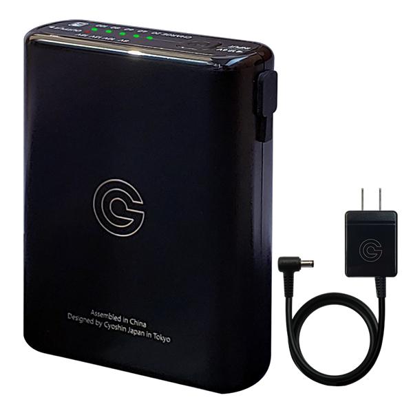 GB-POWER 18Vバッテリーセット 黒 GB318B01 [国内メーカー ファン付き
