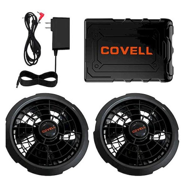 COVELL 空調冷風服用 32Vバッテリー＆ファンセット XY8236-32V-S