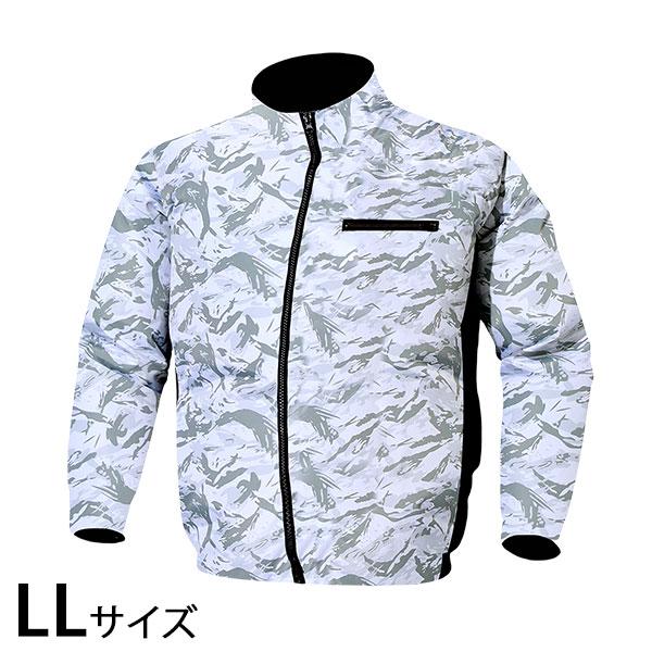 COVELL 空調冷風服単品 長袖 ホワイト迷彩 LL CX-P002-1-LL [コベル EF