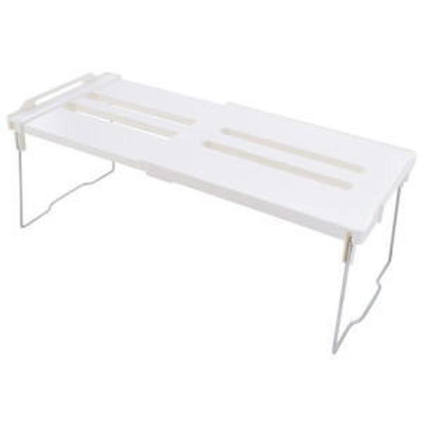 【直送品】【代引不可】[ラック 収納 整理]食器棚やシンクの空間を有効利用できます。一段でも二段でも組み合わせは自由自在です。さびない樹脂製の棚で、お手入れが簡単です。■用途収納■仕様サイズ：幅320mm×高さ68mm×奥行240mmスライ...