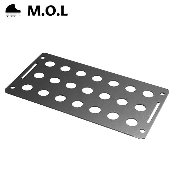 【在庫品】[MOL 黒皮鉄 キャンプ ステーキ 焼肉 バーベキュー BBQ]