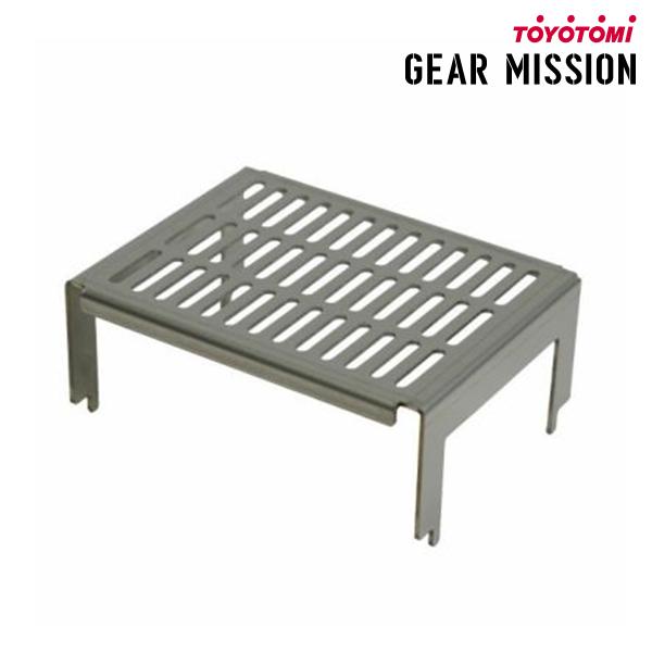 【取寄品】[GEAR MISSION 焚火台用 HIGHT GRILL GRATE Hightype アクセサリー オプション パーツ]対応型式：焚火台 BF-GM1専用外形寸法：高さ 65× 幅 158× 奥行 124(mm)質量：約0....