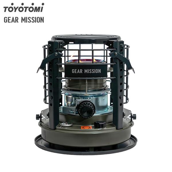 トヨトミ ギアミッション 石油コンロ K3-GM1 オリーブグリーン [TOYOTOMI GEAR MISSION キャンプ コンロ コンパクト]