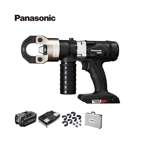 【久留米】【引き取り限定】【未使用品】Panasonic パナソニック EZ46A4K-B 充電圧着器 バッテリー(18V/5.0Ah)×1・充電器・ケーブルカッター刃・ダイス・ケース付 Panasonic（パナソニック） 充電圧着器 デュアル EZ46A4K-B (充電器+