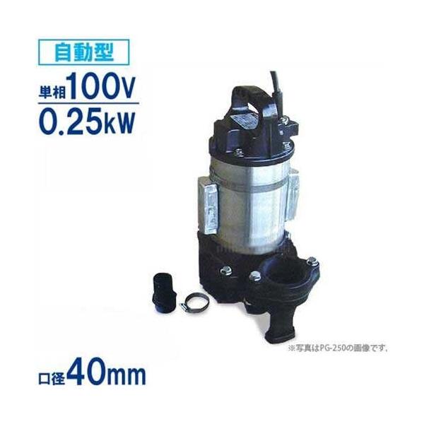 寺田ポンプ ステンレス製 汚水・海水対応水中ポンプ PXA-250 犠牲陽極