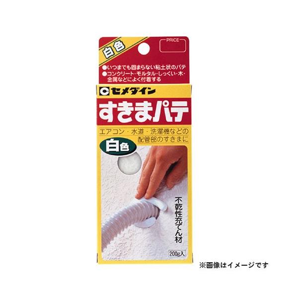 【在庫品】【メール便】[補修材 穴埋め]■特長・固まらない粘土状のパテです。・ホワイトなので塗装時の発色がよく場所を選ばずすき間に充填することが出来ます。■仕様・商品サイズ：20×75×180(mm) ・重量：230g ・容量：200g ・...