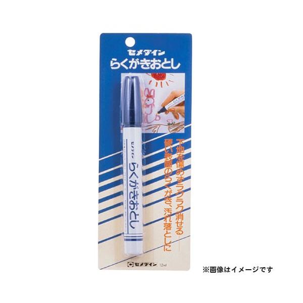 【在庫品】【メール便】[接着剤 ボンド]■特長・ステンレス・ガラスなどの硬質面についた油性インクの落書き落としに最適です。・使いやすいノック式のペンタイプです。■仕様・商品サイズ：19×75×190(mm) ・重量：25g ・容量：12ml...