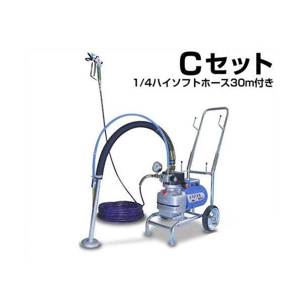 精和産業 エアレス塗装機 スーパー60L Cセット (1/4ハイソフト 精和産業 エアレス塗装機 スーパー60L Cセット (1/4ハイソフト
