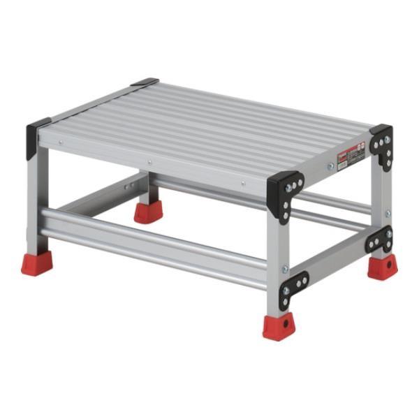 TRUSCO中山 TRUSCO 作業用踏台 アルミ製・高強度タイプ 1段 TSF163  