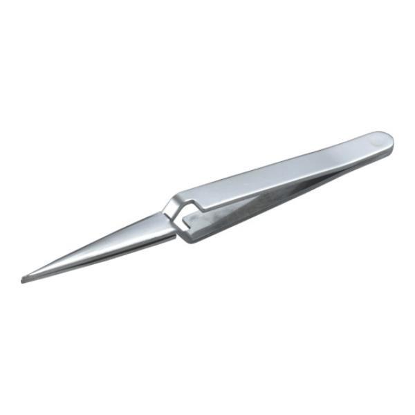 TRUSCO中山 TRUSCO ステンレス製ピンセット 120mm 逆動作タイプ TSP34
