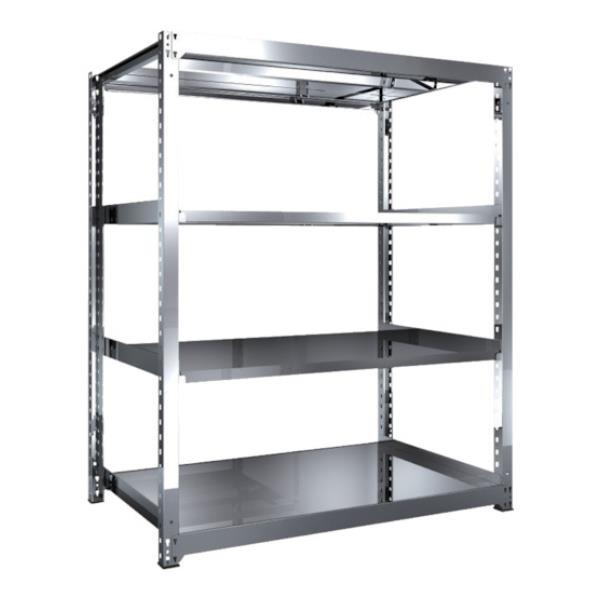 TRUSCO中山 TRUSCO SM3型SUS棚 1500X921XH1800 4段 単体 SM36594 [SM3