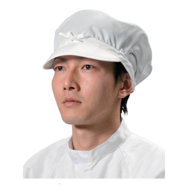 【直送品】【代引不可】■特長前ひもで大きさの調整が可能です。毛髪の落下混入防止に効果的です。メッシュ素材を使用しているので蒸れ感が軽減できます。■用途精密機器製造業や医薬品業界の包装、パッケージングの工程。食品工業。■仕様色：ホワイトサイズ...