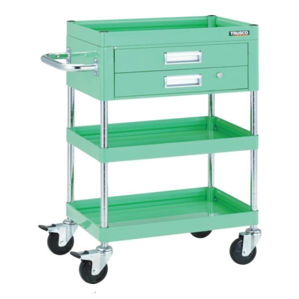 2022春夏新作 □TRUSCO ツールワゴン ファルコンワゴン750X500 2段引出