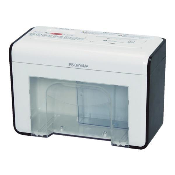 IRIS 卓上ペーパーシュレッダー ホワイト/ブラック P2HT P2HT [r20][s9-020] IRIS OHYAMA（アイリスオーヤマ） IRIS 卓上ペーパーシュレッダー
