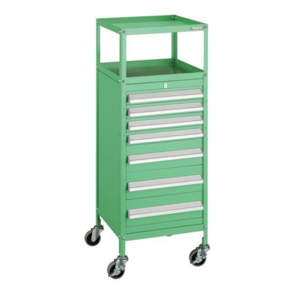 TRUSCO中山 TRUSCO ミニキャビネットワゴン400X440X880LVR-661付 YG