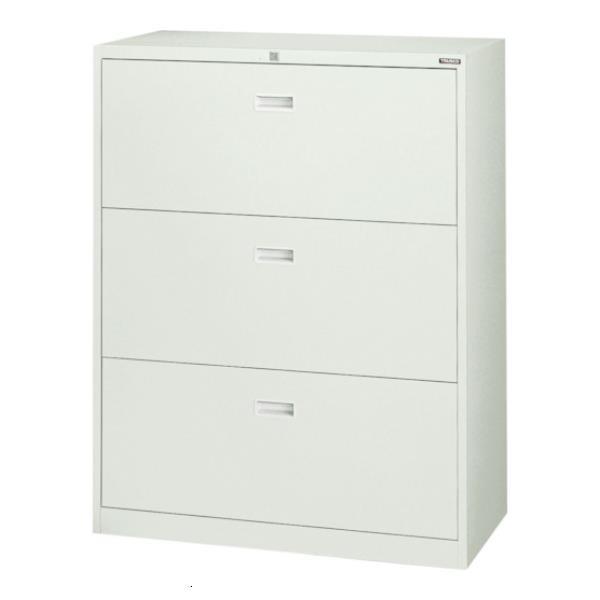 TRUSCO中山 TRUSCO スタンダード書庫(A4判D400) ラテラル3段 H1110