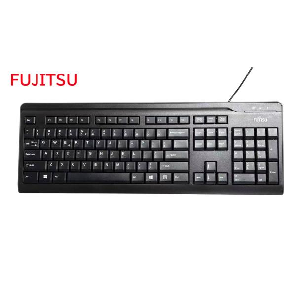 ＝仕様＝●ブランド：Fujitsu●MODEL:KB410 K USB US　CP638382-03●接続方式: 有線●キーボードレイアウト：QWERTY●デバイスインターフェース: USB●キーボード キー数: 104●ケーブル長: 1....
