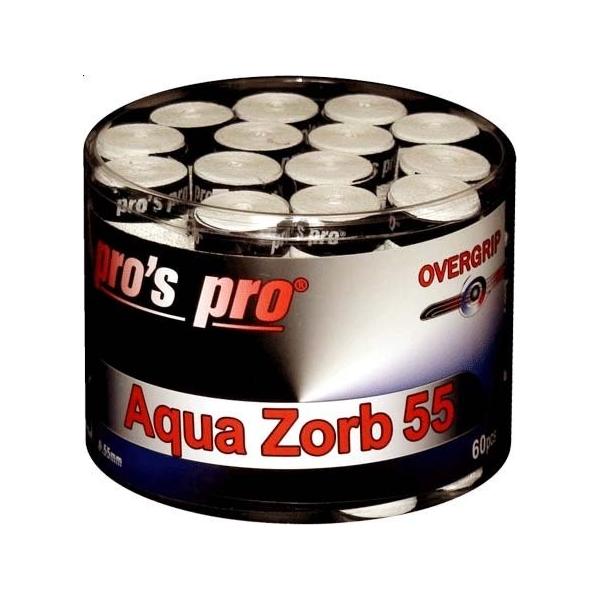 送料無料 pros proドライグリップテープ Aqua Zorb 55 白色 30本入 opp袋にて発送