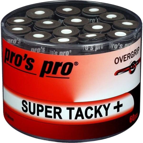 送料無料 pros pro　ウエットグリップテープ SUPER TACKY+  黒色 30本入 opp袋にて発送