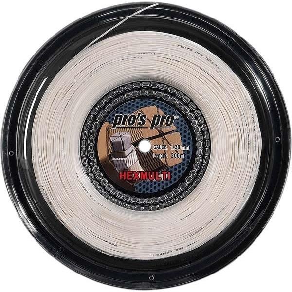 Pros pro HEXMULTI 1.30mm 200m マルチガット 硬式テニスガット プロズプロ へクスマルチ