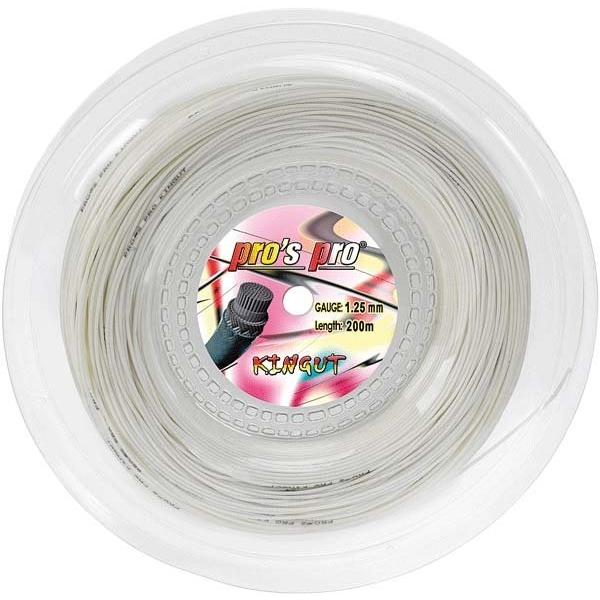 Pros pro KINGUT 1.25mm 単張りお試しガット(ラケット一本分) 12m マルチガット 硬式テニスガット プロズプロ キンガット ノンパッケージ
