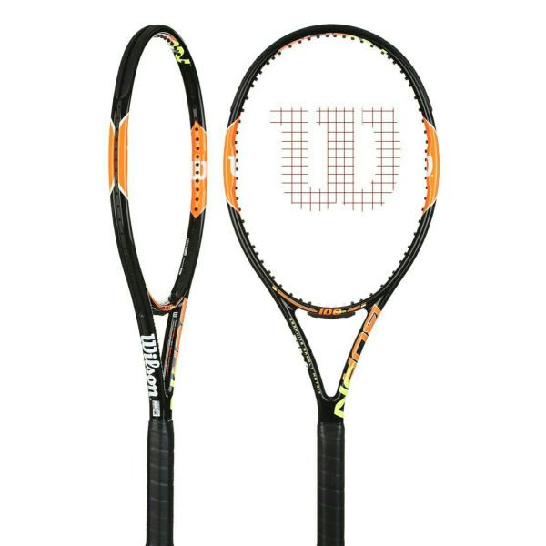 Wilson 新品 送料無料 wilson BURN 100 TEAM ガット張り上げ済み