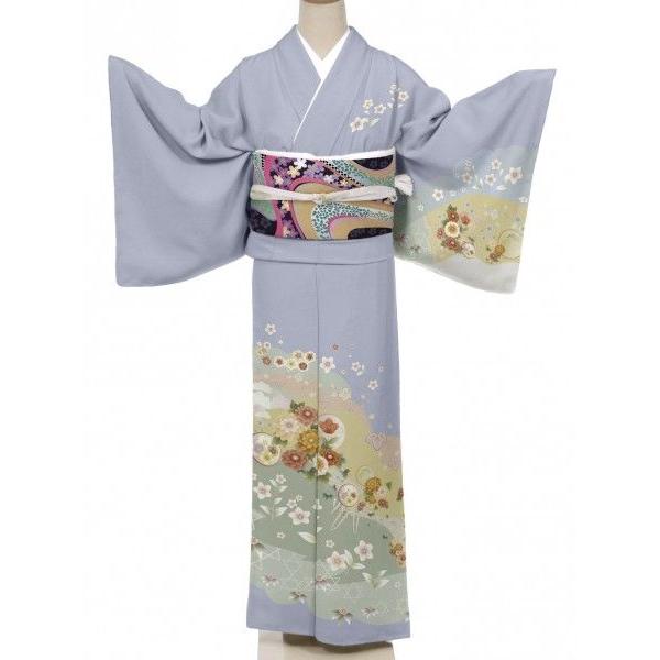 Nta11 正絹100 オシャレな和服結婚式パーティー訪問着 正絹着物が袋帯 長襦袢 草履 バッグ 小物一式セットで格安 Buyee Buyee 提供一站式最全面最專業現地yahoo Japan拍賣代bid代拍代購服務