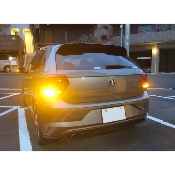 フォルクスワーゲン ポロ GTI／LEDリアウインカーバルブ（ハイフラキャンセラー内蔵）VW Pol...