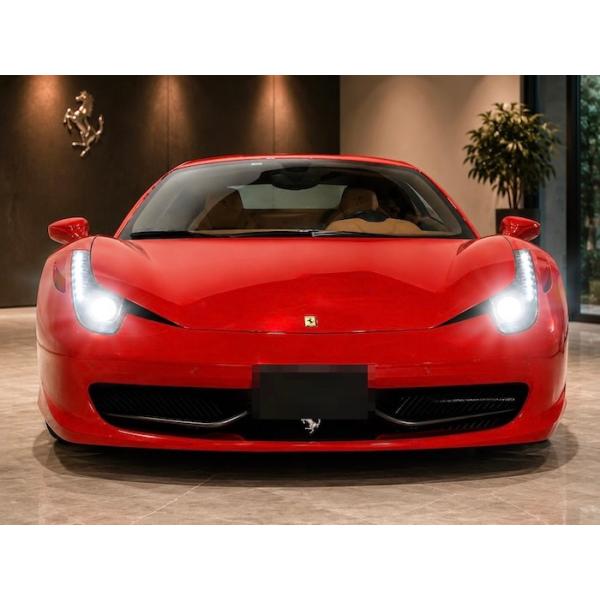 Ferrari 458Italia／純正交換用 LEDヘッドライト／12000ルーメン x 2・6000K（車検対応）フェラーリ 458イタリア