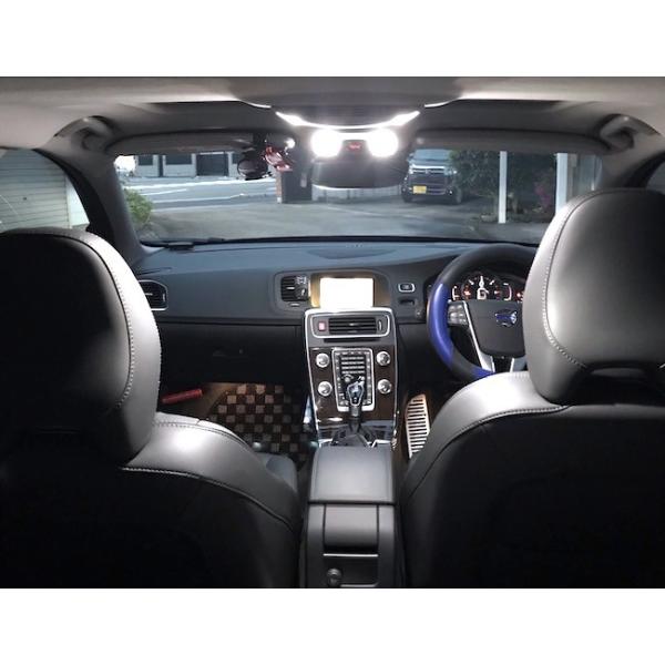 ボルボ V60／Epistar 3030 monster LEDルームランプセット／VOLVO・V60（FD4204T）