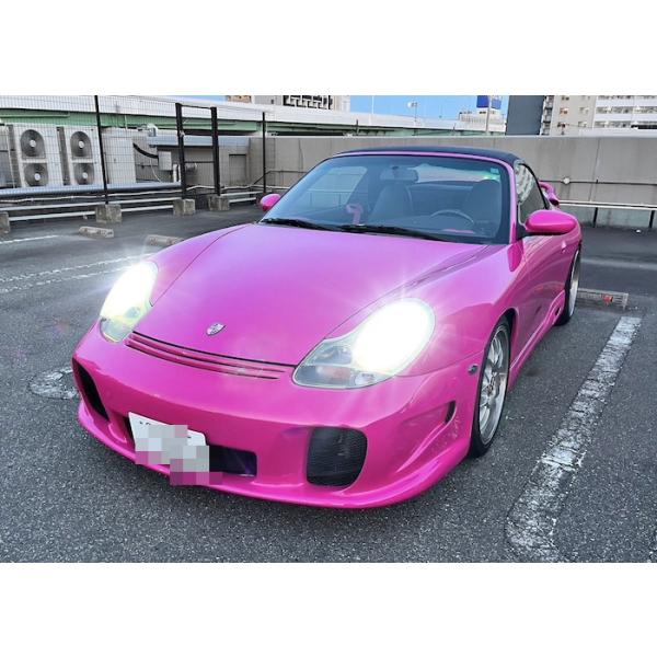 Porsche 911　996 加工ヘッドライト 車検対応 ﾛｰﾋﾞｰﾑ】 ポルシェ 911 996 ターボ 純正ﾍｯﾄﾞﾗｲﾄ 日本