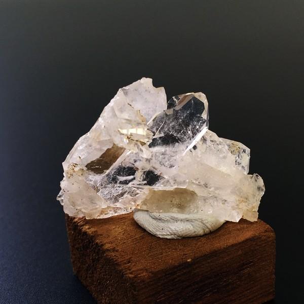 水晶原石（台座付」） アルプス水晶 台座付き : Mineral&Fossil - 通販 - Yahoo!ショッピング